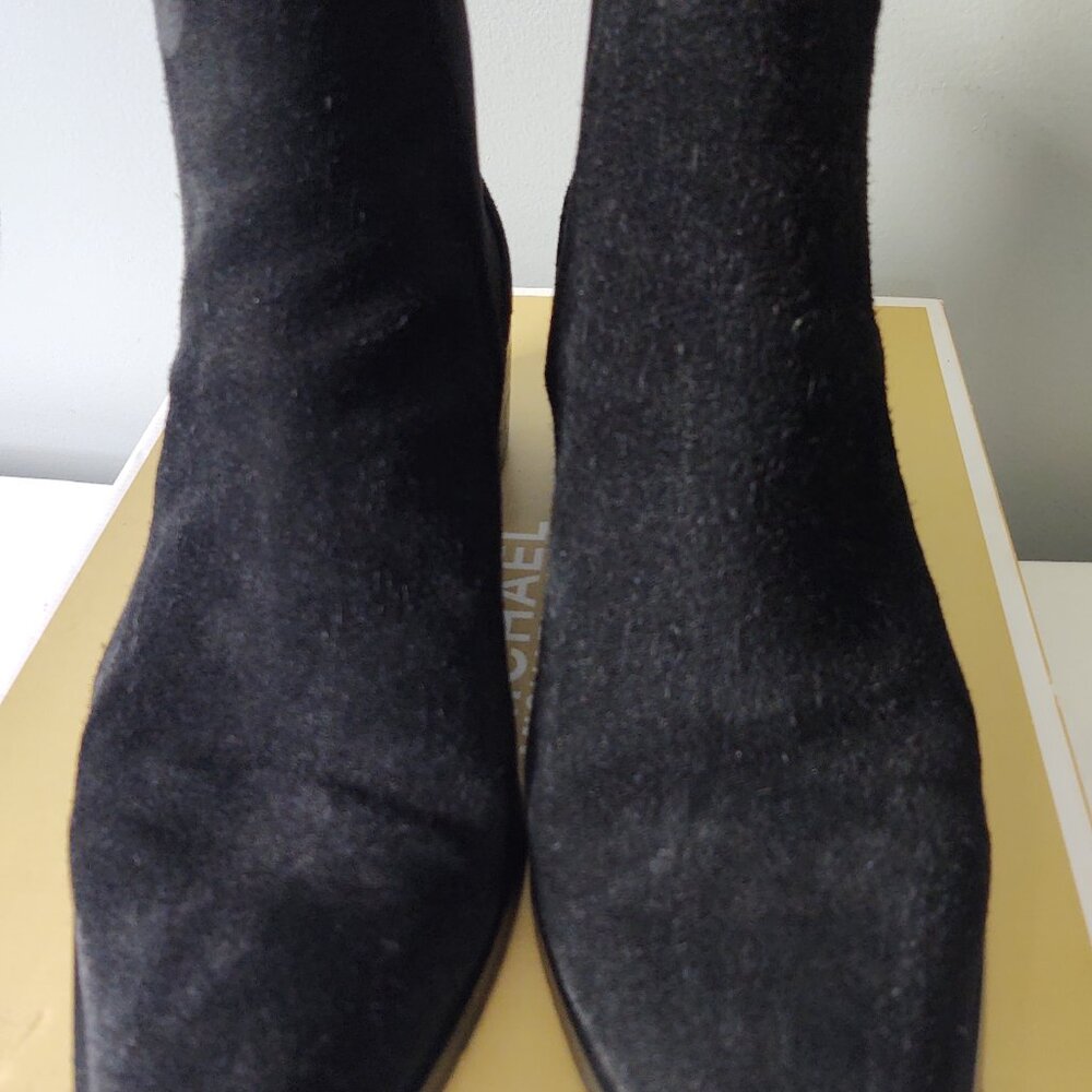 MICHAEL KORS LOTTIE FLAT BOOTIE SUEDE SIZE 9.5 - Picture 9 of 15